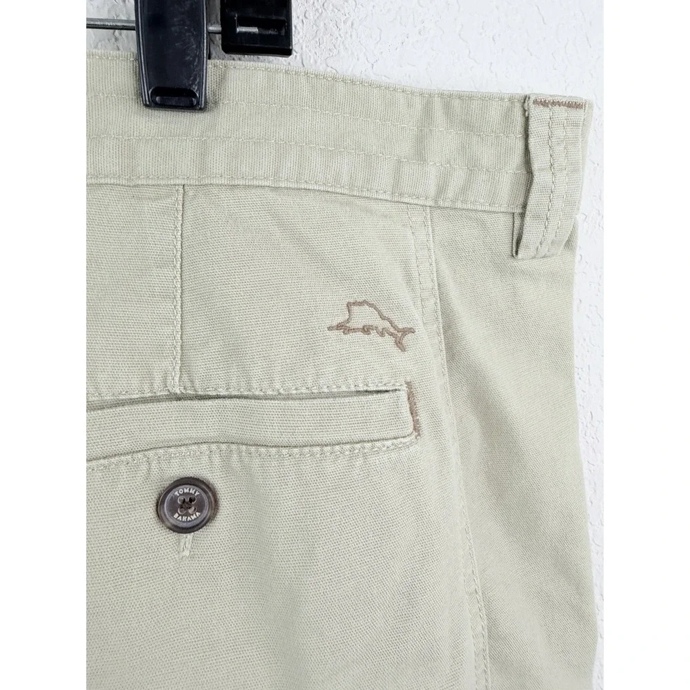 Tommy Bahama Mens Cargo Shorts Sz 42 Khaki Beige Stretch Outdoor Dadcore Coastal